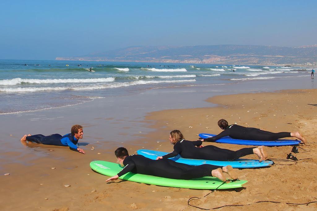 Zen Surf Beach House Hotel Aourir Eksteriør billede